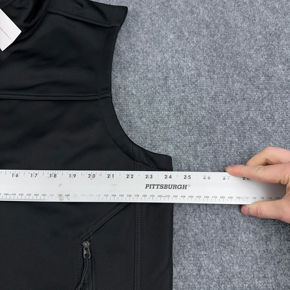 NEW The North Face Ridgewall Softshell Vest Mens XL Black DWR Zip‎ Verkada Logo